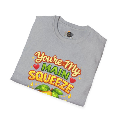 You’re My Main Squeeze T-Shirt — Cute Lemon Pun Graphic Tee for Couples & Valentine’s Day