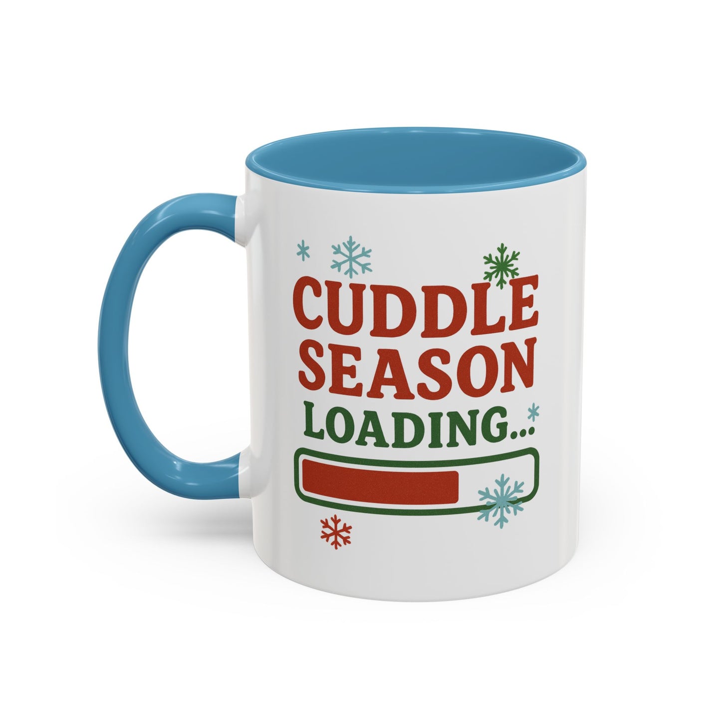 Cuddle Season Loading Coffee Mug — Holiday Hot Cocoa Gift Christmas