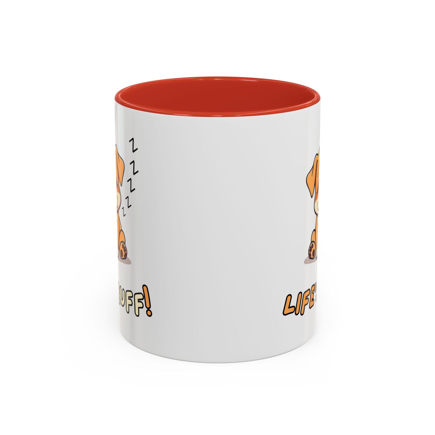 Dog Lover's Accent Coffee Mug | Cute Pet Gift | Perfect for Dog Owners | Life's Ruff Humor | Funny Coffee Cup | 11oz