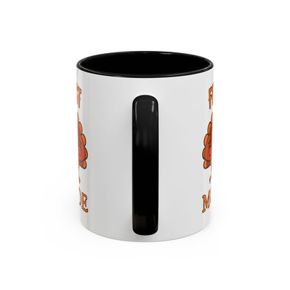Thanksgiving Feast Mode Coffee Mug, Fun Turkey Mug, Holiday Coffee Cup, Unique Gift for Food Lovers, Fall Celebration Drinkware