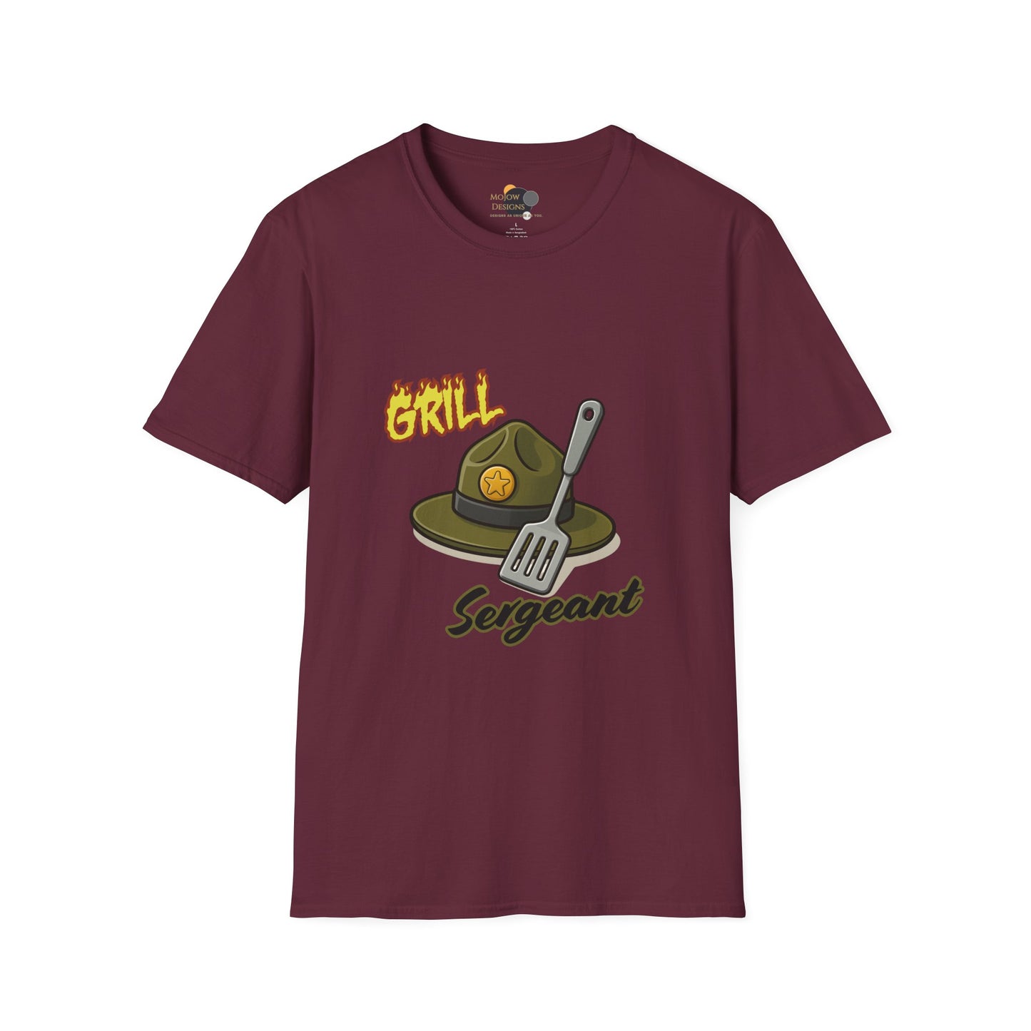 Grill Sergeant Unisex T-Shirt | Fun BBQ Gift, Casual Summer Wear, Cooking Enthusiast Tee, Father's Day Present, Outdoor Apparel