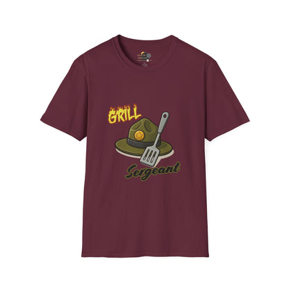 Grill Sergeant Unisex T-Shirt | Fun BBQ Gift, Casual Summer Wear, Cooking Enthusiast Tee, Father's Day Present, Outdoor Apparel