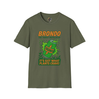 Unisex Brondo Softstyle T-Shirt - Retro Vintage Vibe, Perfect Gift for Fans, Casual Wear, Summer Events, Fun Party Outfit