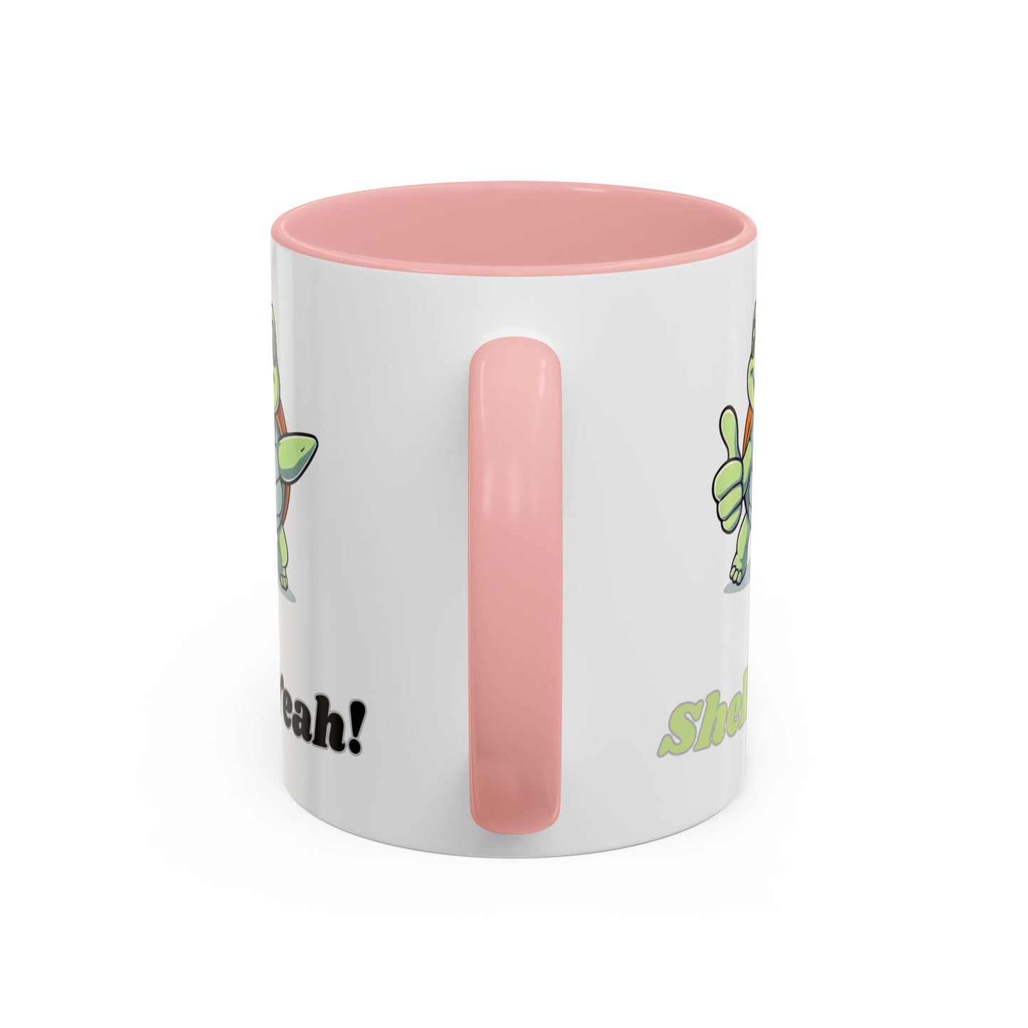 Cheerful Coffee Mug, Shell Yeah! Turtle Mug, Fun Gift for Kids, Cute Kitchen Decor, Positive Vibe Cup, Animal Lover Gift
