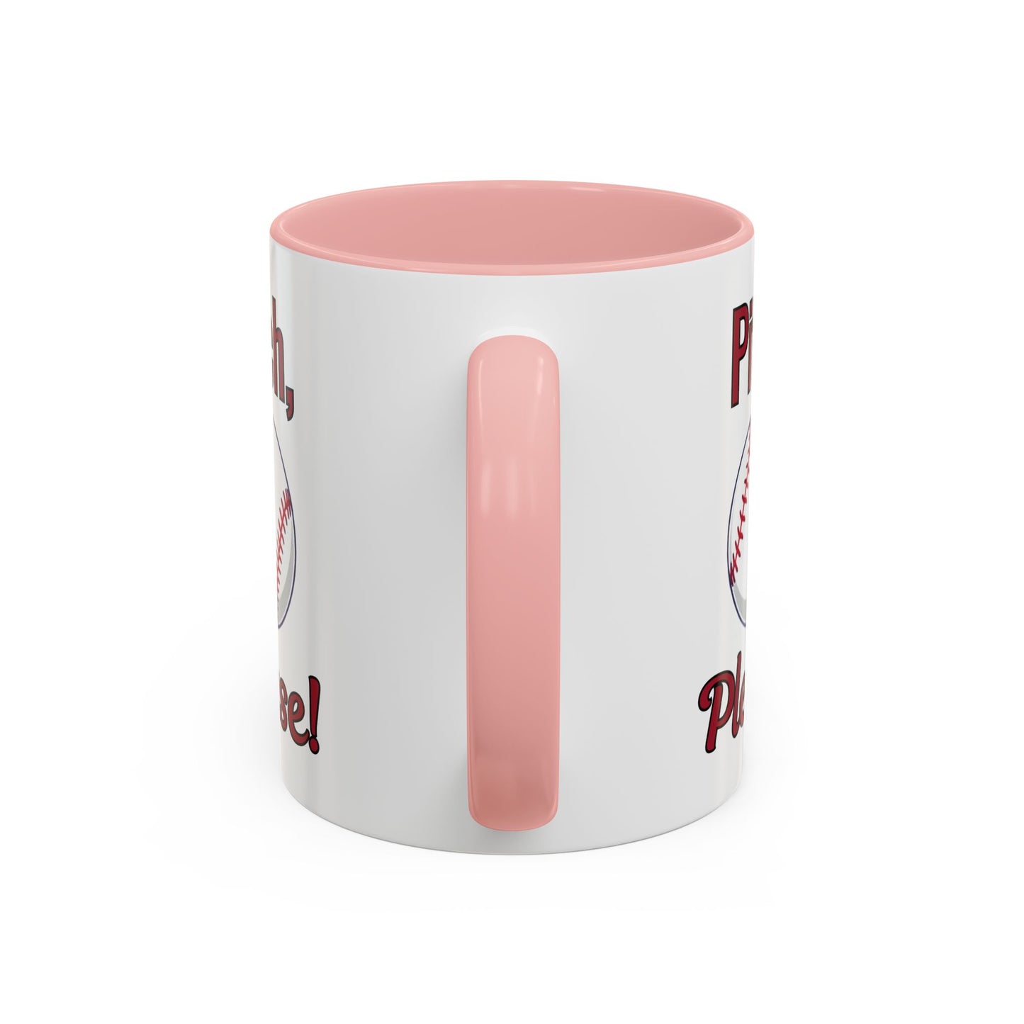 Baseball-Themed Coffee Mug, Pitch Please! Mug, Sporty Gift for Baseball Fans, Fun Drinks for Game Day, Unique Coffee Cup