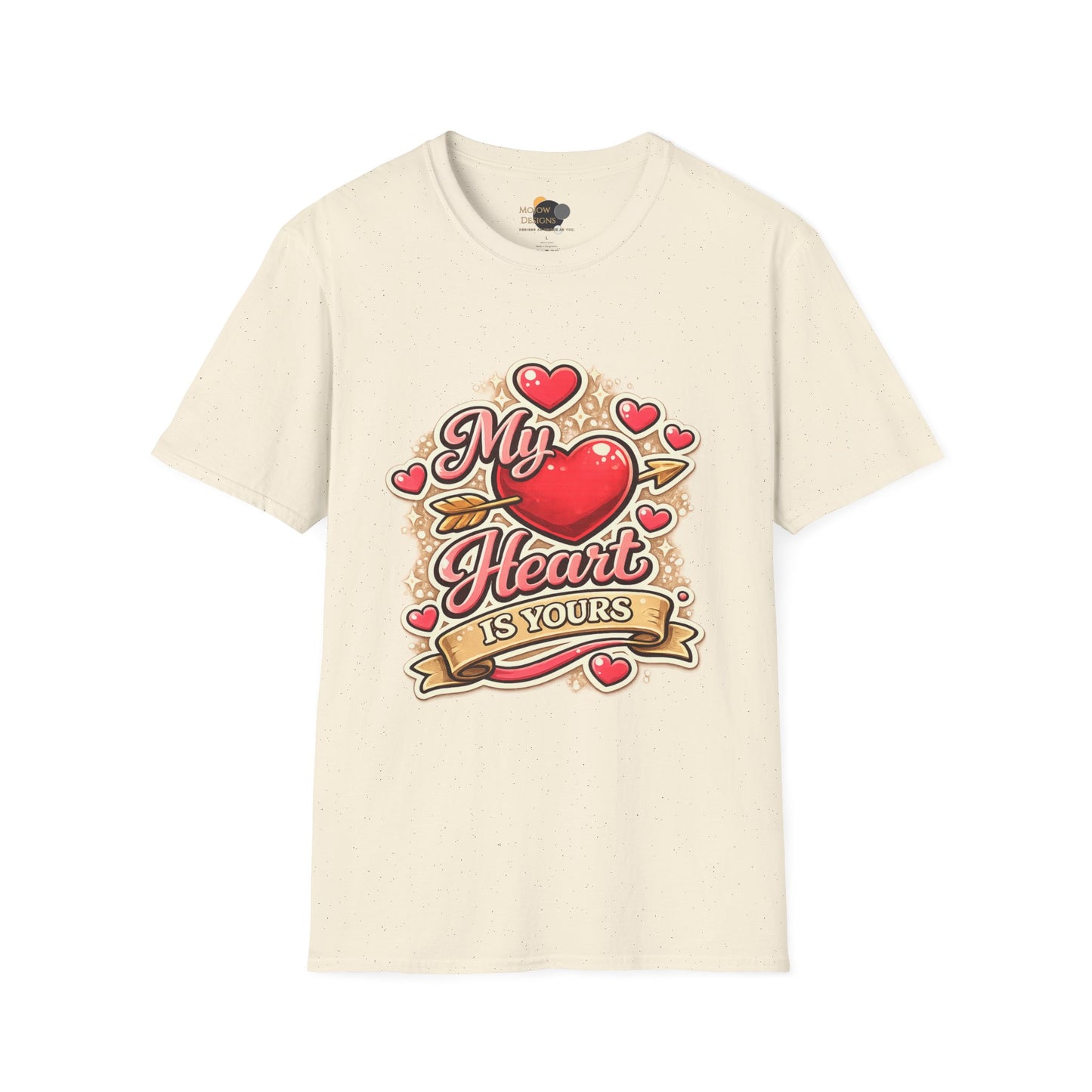 My Heart Is Yours T-Shirt — Valentine's Heart Graphic Tee