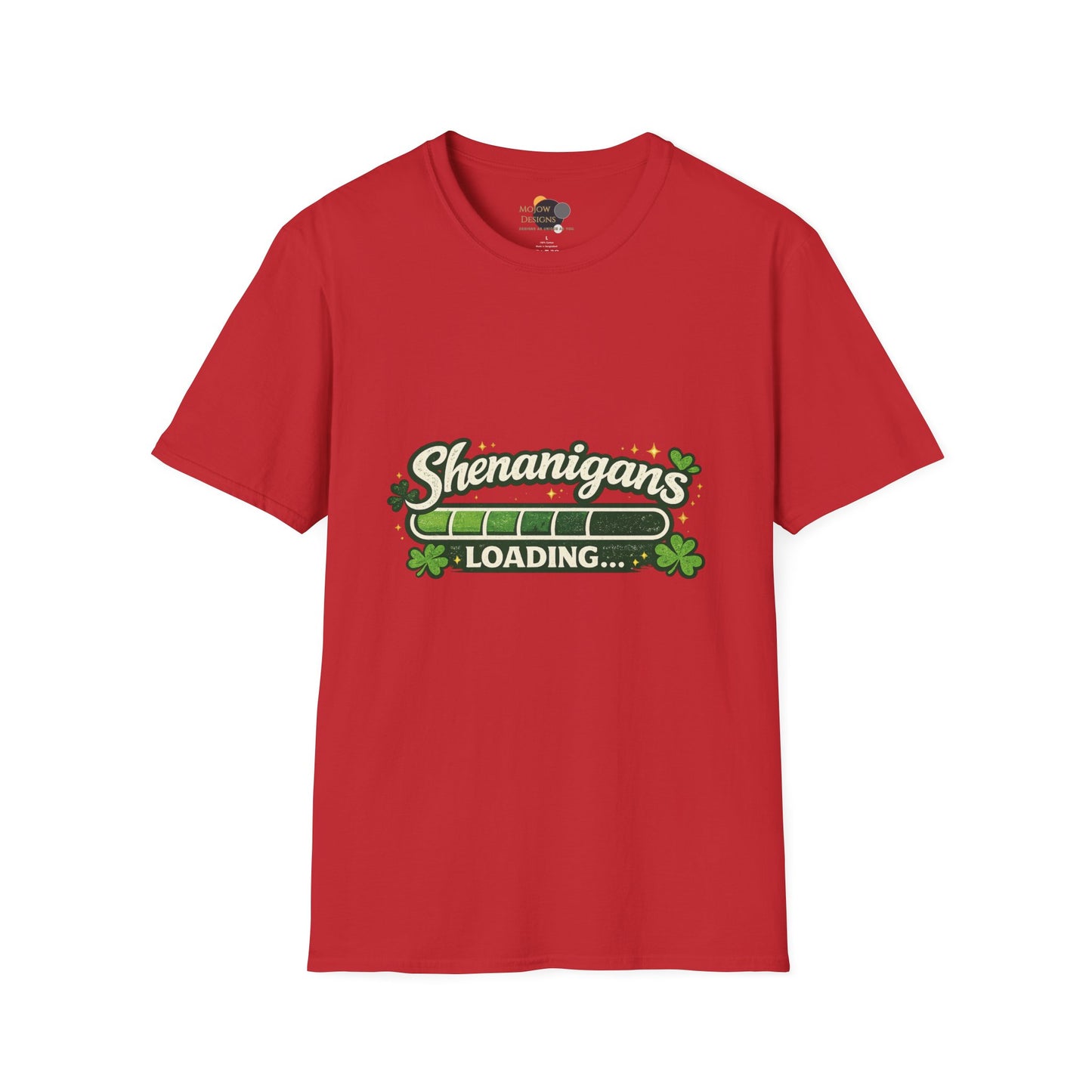 Shenanigans Loading Shamrock T-Shirt — Funny St. Patrick’s Day Tee