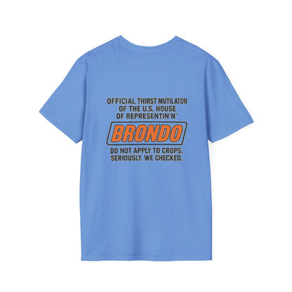 Unisex Brondo Softstyle T-Shirt - Retro Vintage Vibe, Perfect Gift for Fans, Casual Wear, Summer Events, Fun Party Outfit