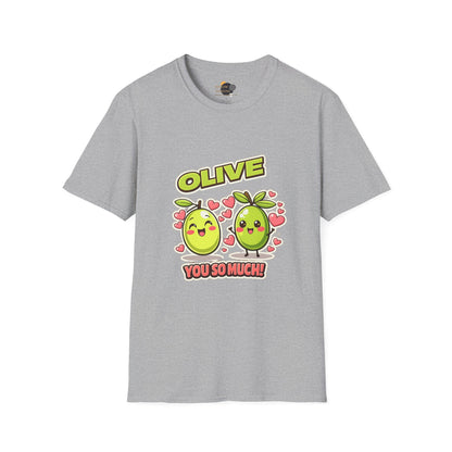 Olive You So Much T-Shirt — Cute Kawaii Olive Couple Valentine Tee