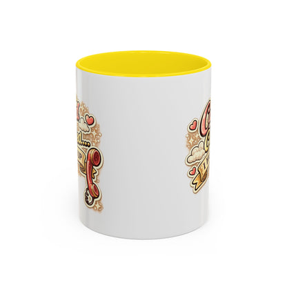 Cupid Called... I Hung Up Coffee Mug — Funny Valentine’s Day Accent Mug