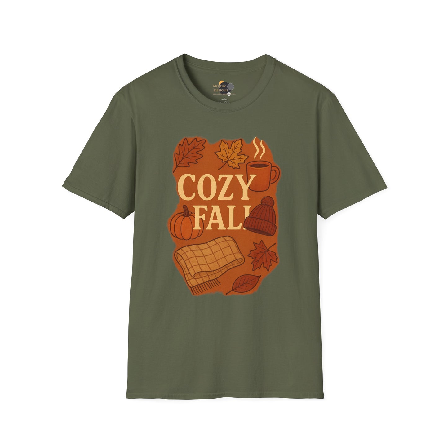 Cozy Fall Unisex T-Shirt, Autumn Tee, Seasonal Wear, Fall Fashion, Thanksgiving Gift, Pumpkin Spice Shirt