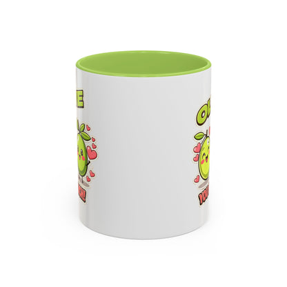Olive You So Much Accent Coffee Mug, Valentines Day