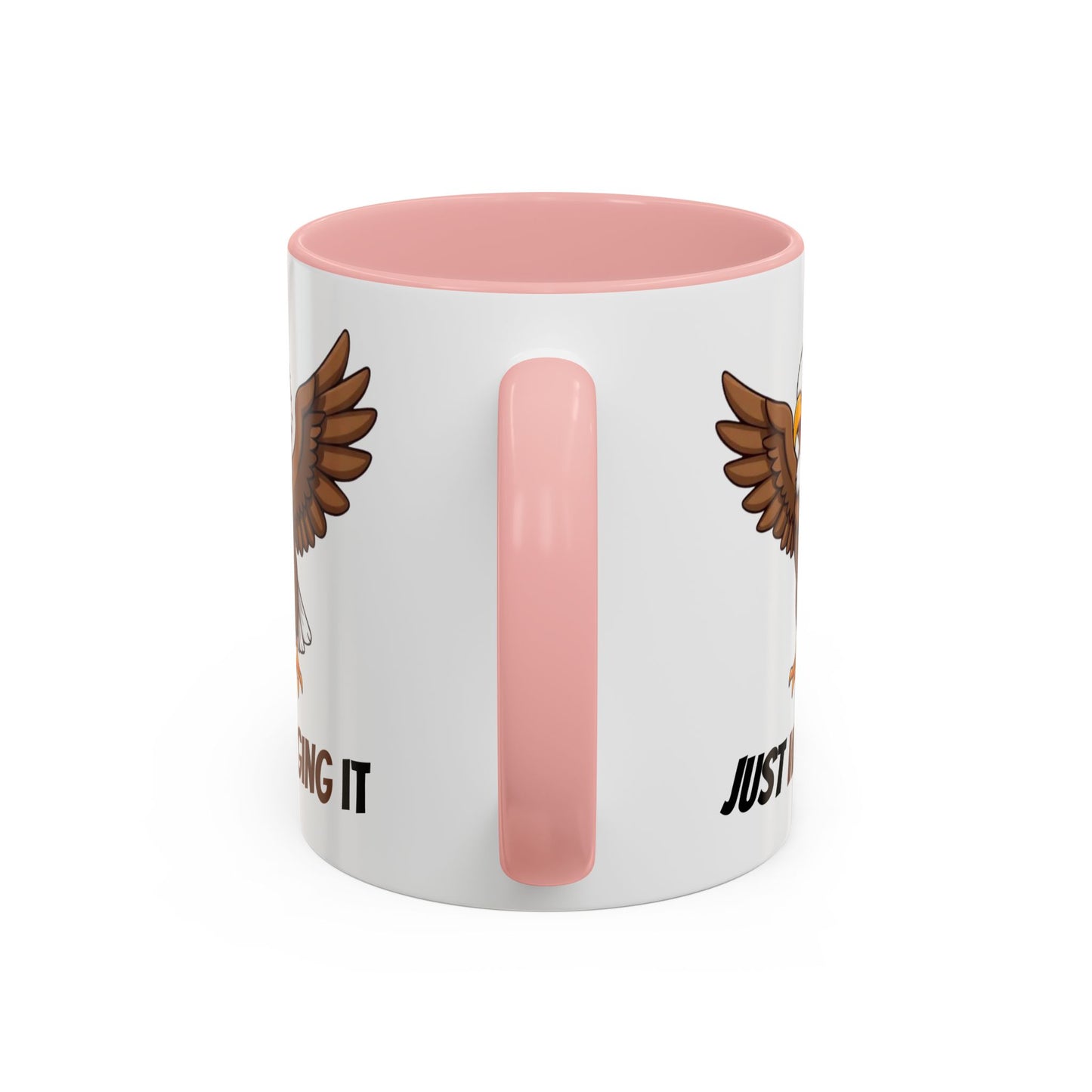 Just Winging It Coffee Mug - Fun Eagle Design, Motivational Mug, Perfect for Gifts, Coffee Lovers, Home Office, Quirky Drinkware