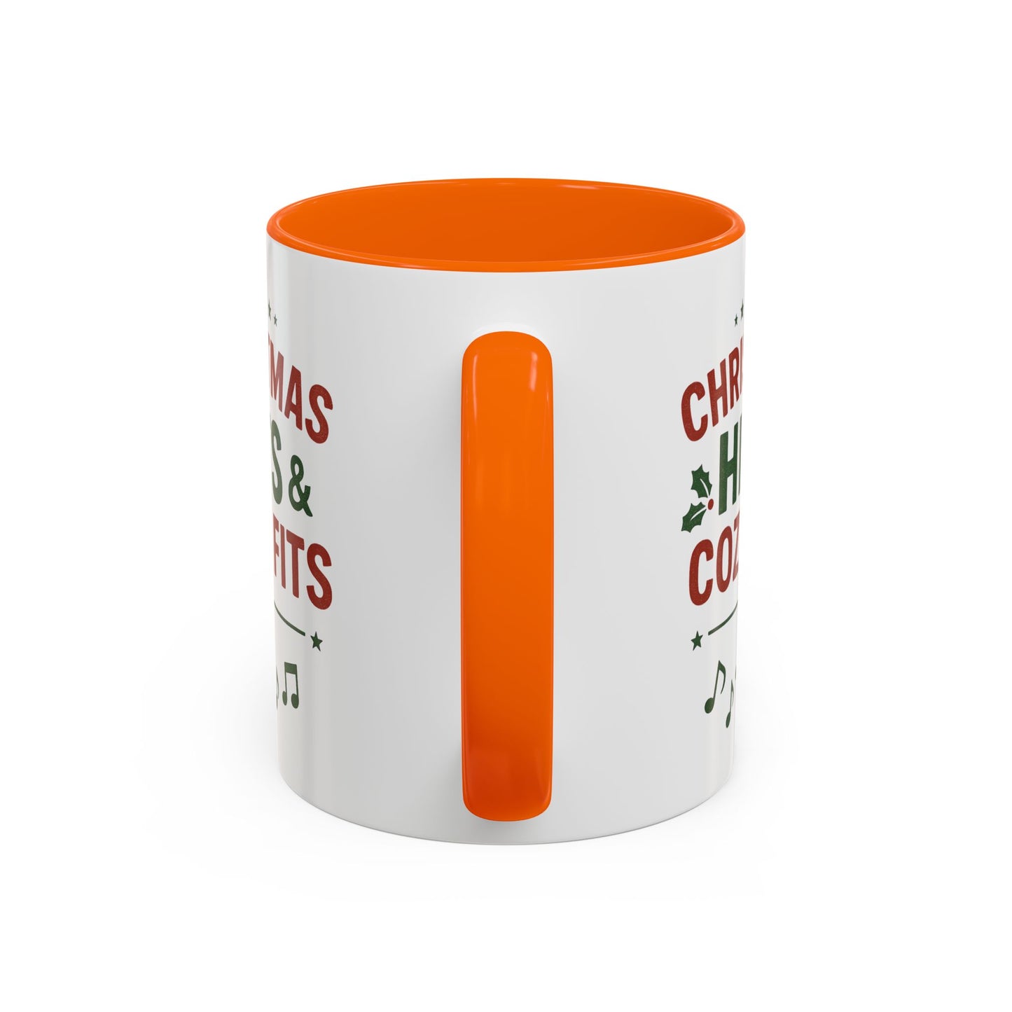 Christmas Hits & Cozy Fits Coffee Mug — Holiday Music & Cozy Outfit Gift