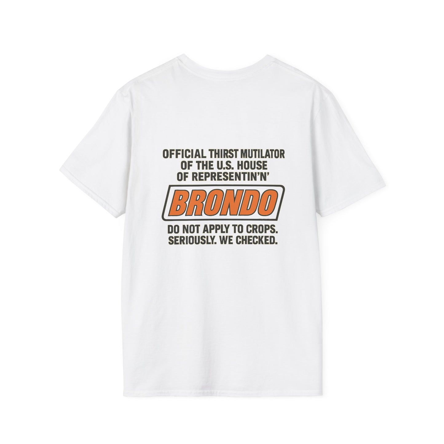 Unisex Brondo Softstyle T-Shirt - Retro Vintage Vibe, Perfect Gift for Fans, Casual Wear, Summer Events, Fun Party Outfit