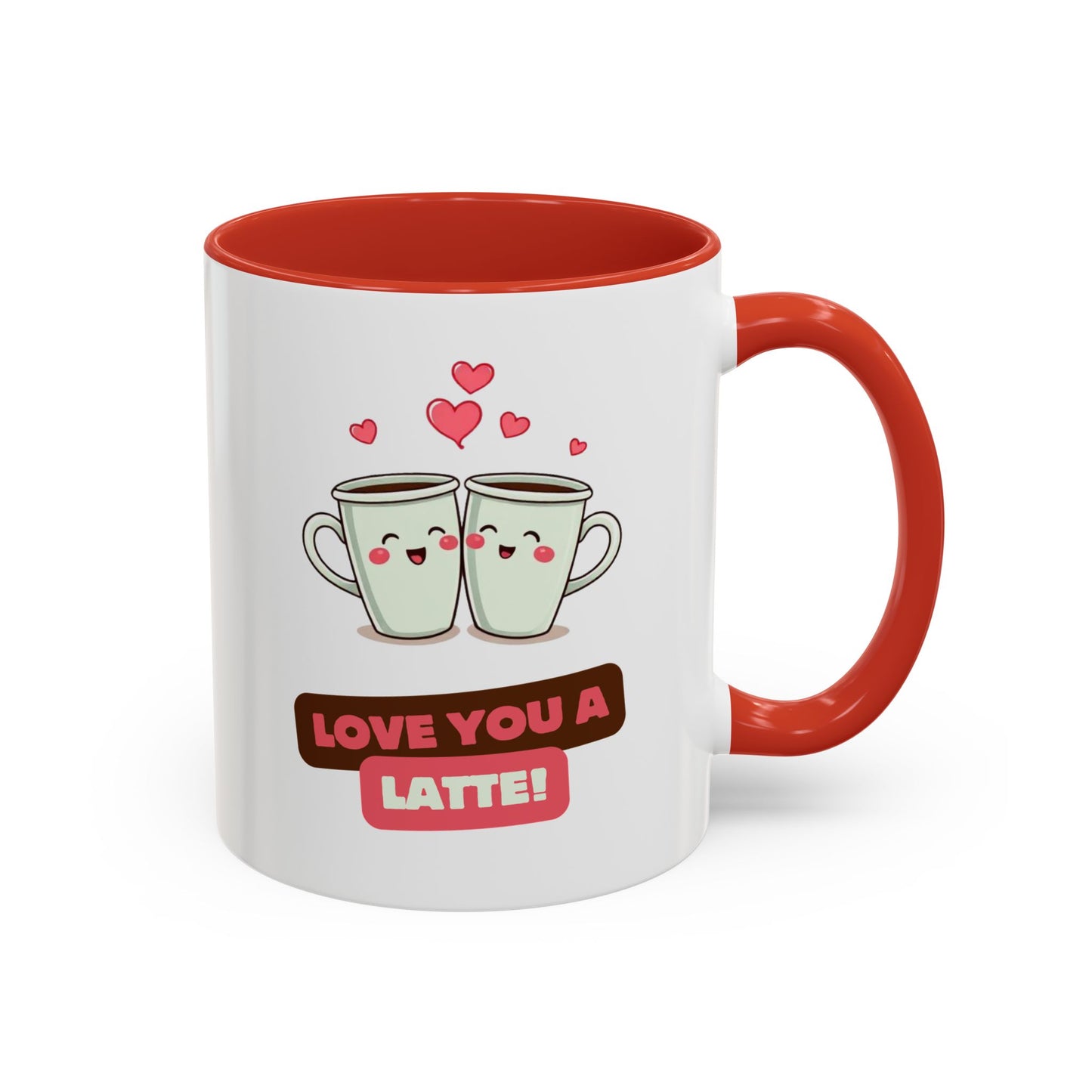 Cute Love You a Latte Coffee Mug for Couples, Valentines Gift, Fun Coffee Cup, Relationship Memento, Personalized Drinkware, Gifting