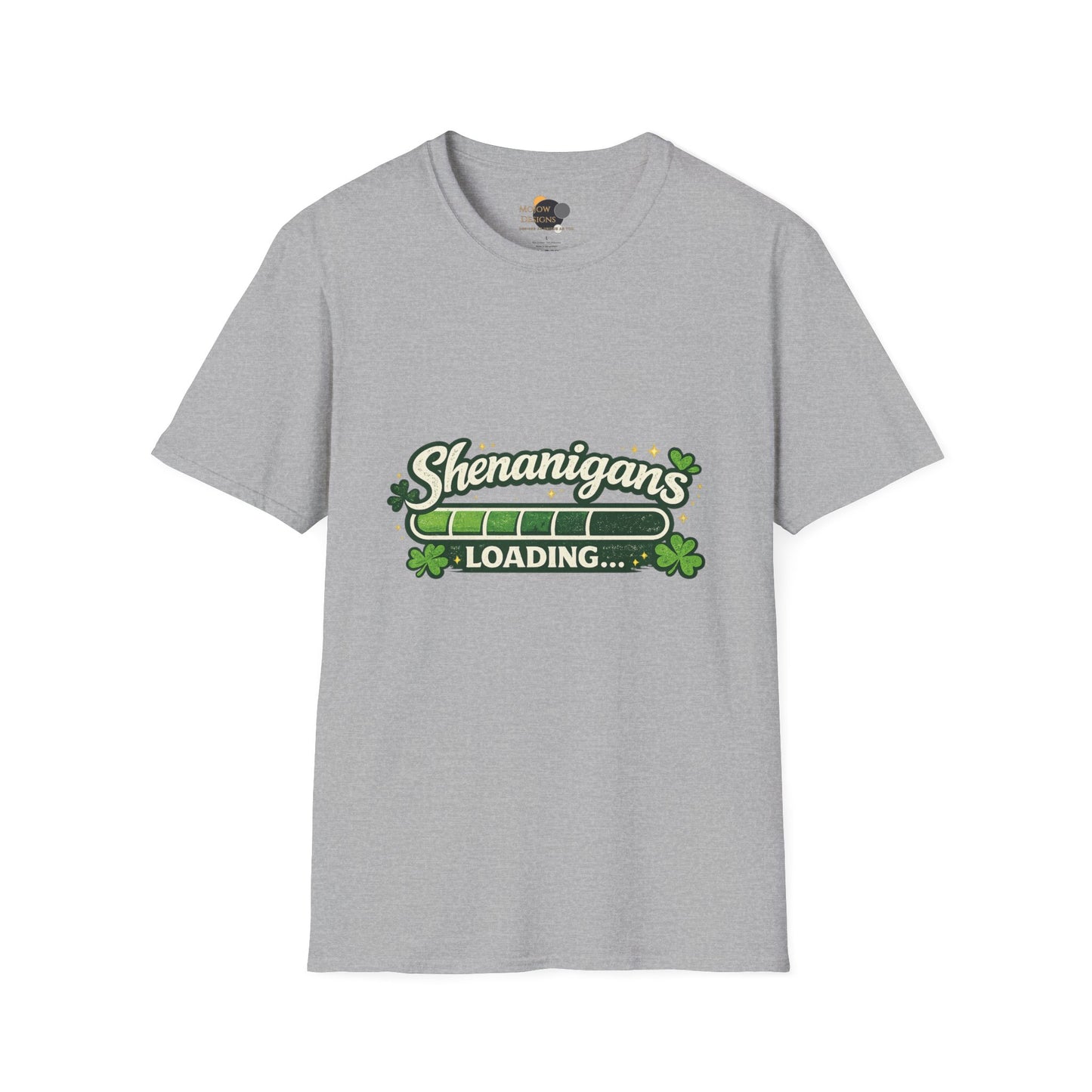 Shenanigans Loading Shamrock T-Shirt — Funny St. Patrick’s Day Tee