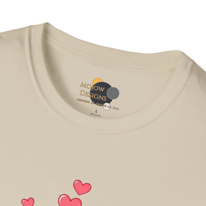 Love You a Latte Unisex T-Shirt, Cute Coffee Shirt, Valentine's Day Gift, Coffee Lover Tee, Fun Graphic Tee