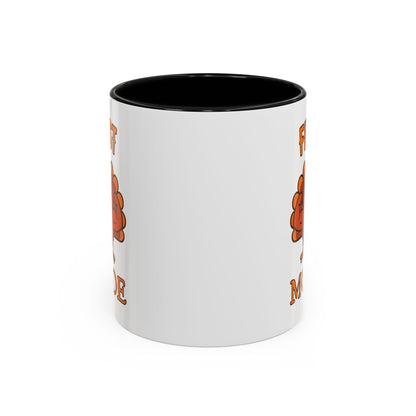 Thanksgiving Feast Mode Coffee Mug, Fun Turkey Mug, Holiday Coffee Cup, Unique Gift for Food Lovers, Fall Celebration Drinkware
