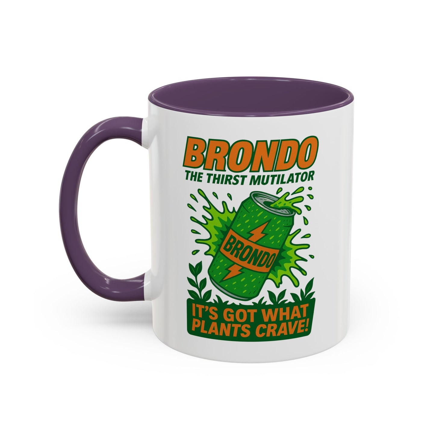 Brondo Accent Coffee Mug - Funny Gift for Coffee Lovers, Unique Office Mug, Gag Gift for Friends, Quirky Kitchenware, Novelty Drinkware