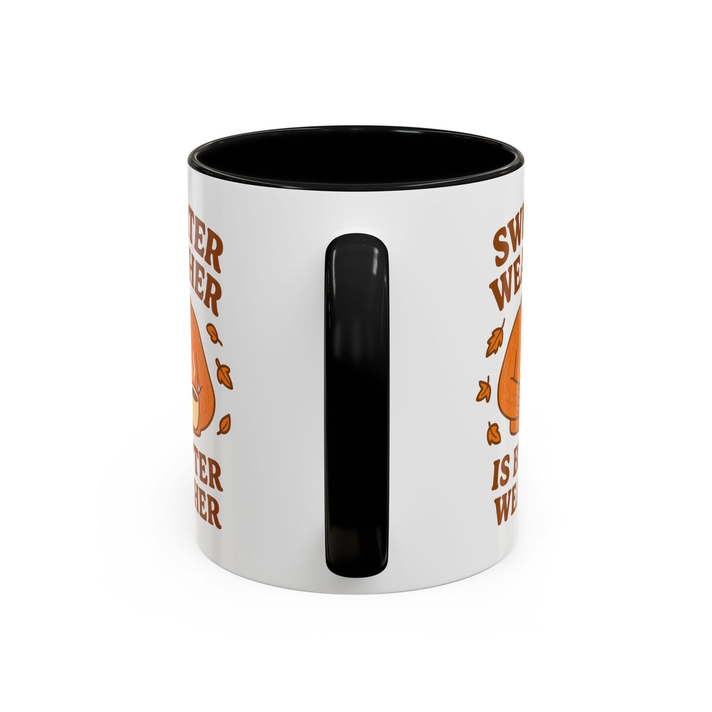 Cozy Fall Mug with Sweater Weather Design, Autumn Coffee Mug, Cute Gift for Pumpkin Spice Lovers, Hot Chocolate, Thanksgiving, Fall Decor