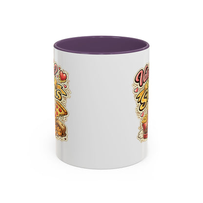 Valentine? I Prefer Snacks Coffee Mug — Funny Food Lover Gift