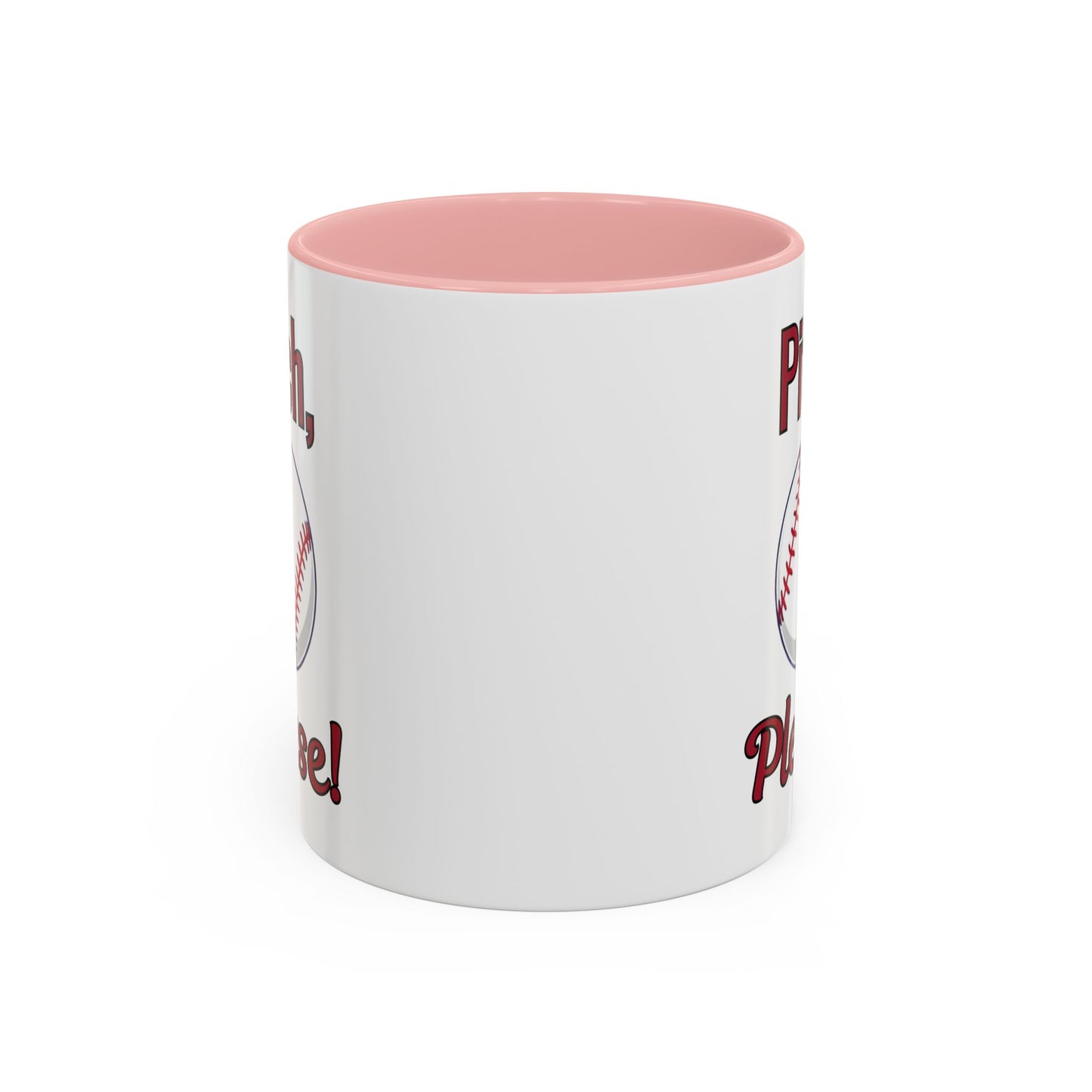 Baseball-Themed Coffee Mug, Pitch Please! Mug, Sporty Gift for Baseball Fans, Fun Drinks for Game Day, Unique Coffee Cup