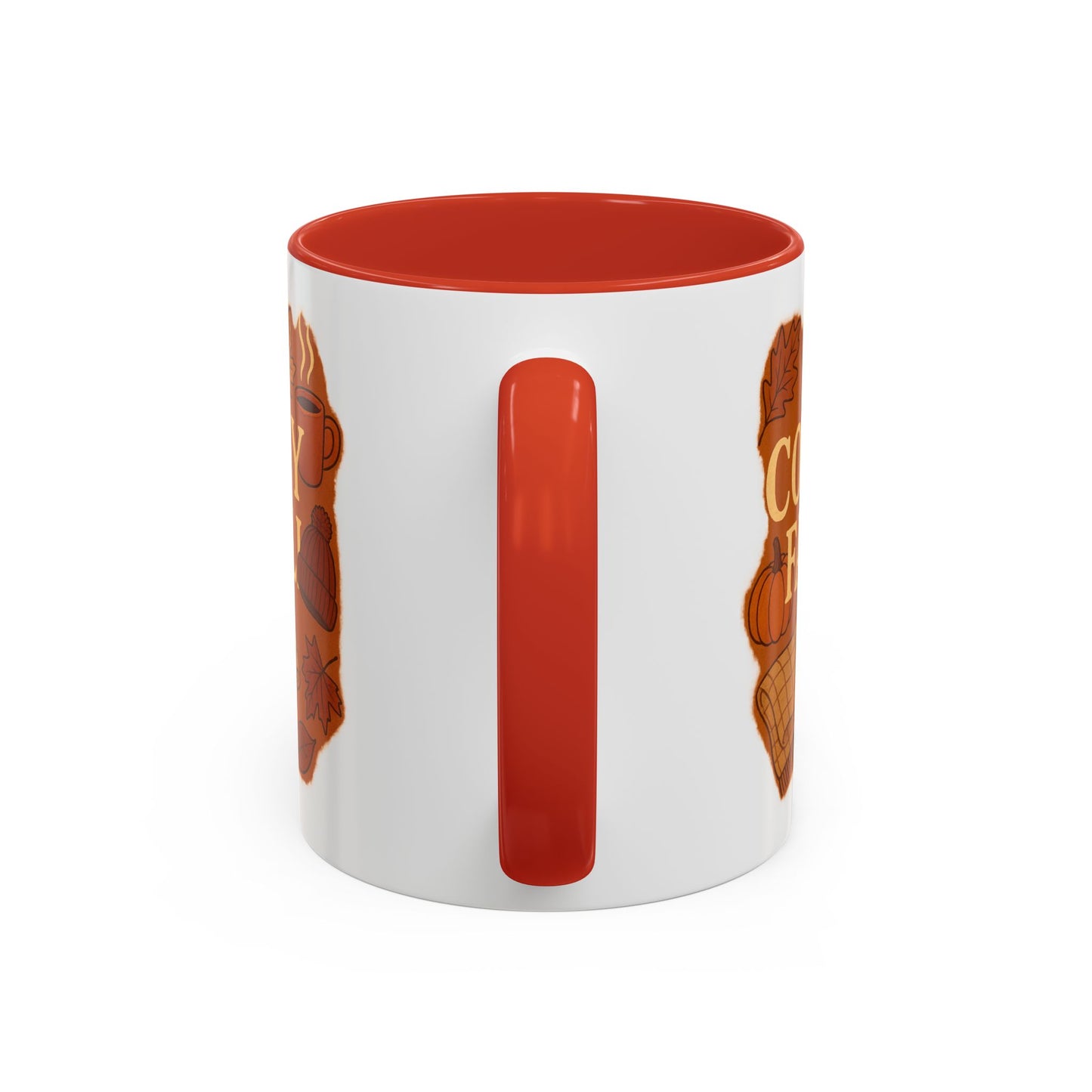 Cozy Fall Accent Coffee Mug | Seasonal Drinkware | Autumn Vibes | Perfect Gift for Fall | Home Decor | Coffee Lover's Companion