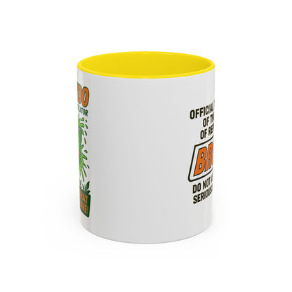 Brondo Accent Coffee Mug - Funny Gift for Coffee Lovers, Unique Office Mug, Gag Gift for Friends, Quirky Kitchenware, Novelty Drinkware