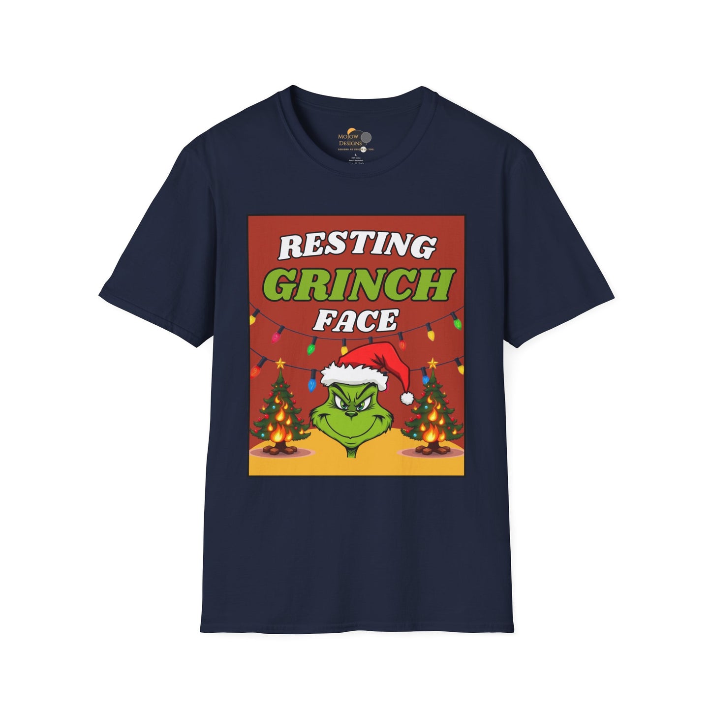Grinch 'Resting Grinch Face' Christmas T‑Shirt