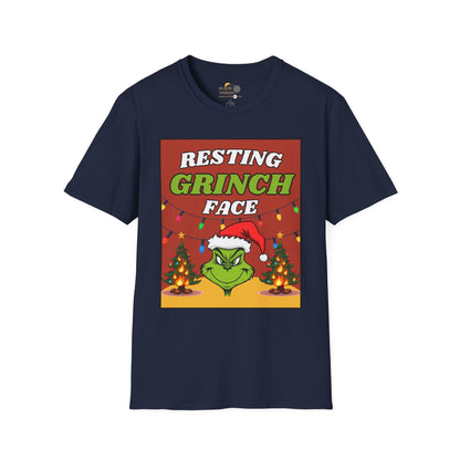 Grinch 'Resting Grinch Face' Christmas T‑Shirt