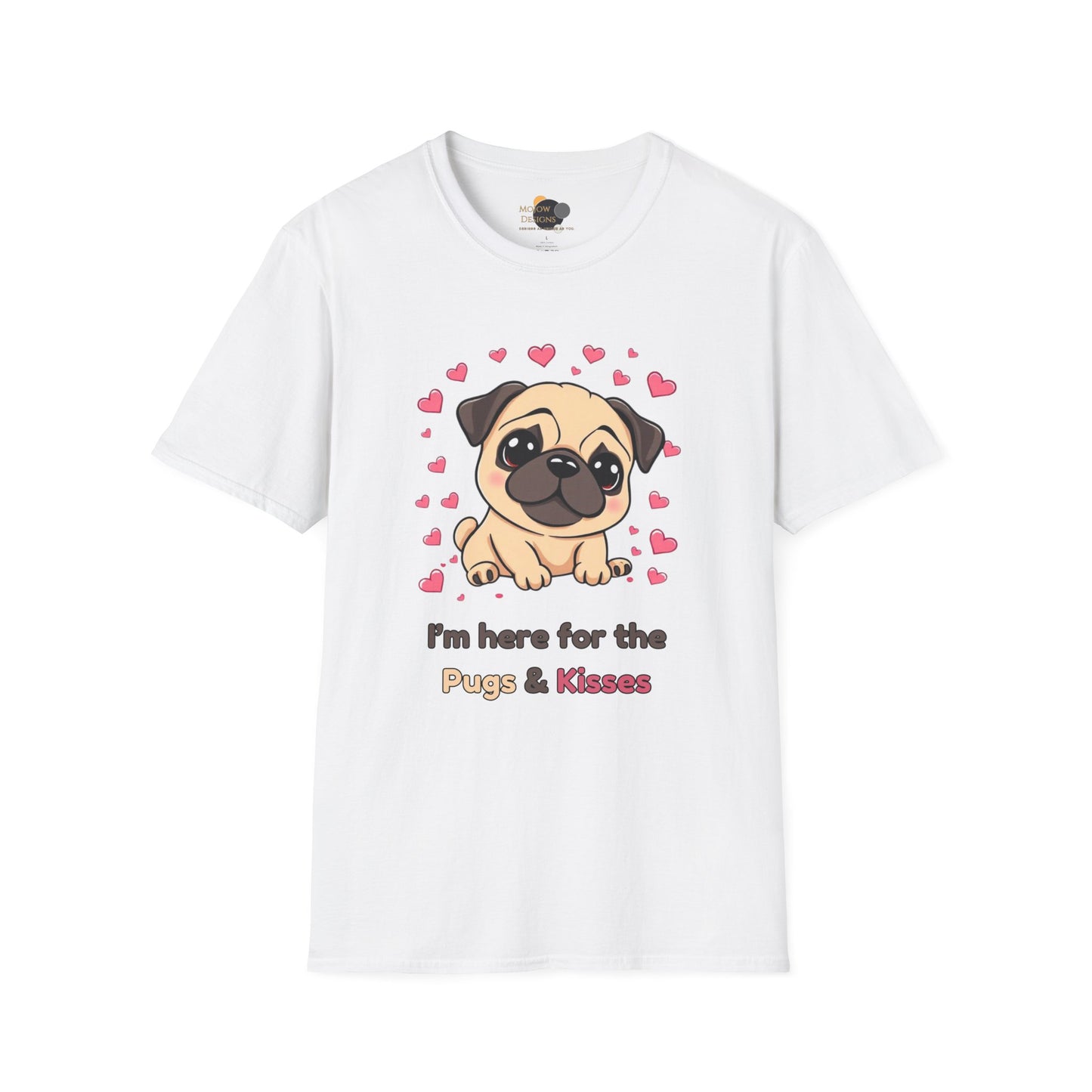 Cute Pug Graphic T-Shirt for Dog Lovers, Dog Mom Gift, Pet Lover Tee, Funny Dog Shirt, Animal Rescue Support