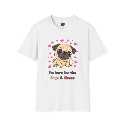 Cute Pug Graphic T-Shirt for Dog Lovers, Dog Mom Gift, Pet Lover Tee, Funny Dog Shirt, Animal Rescue Support