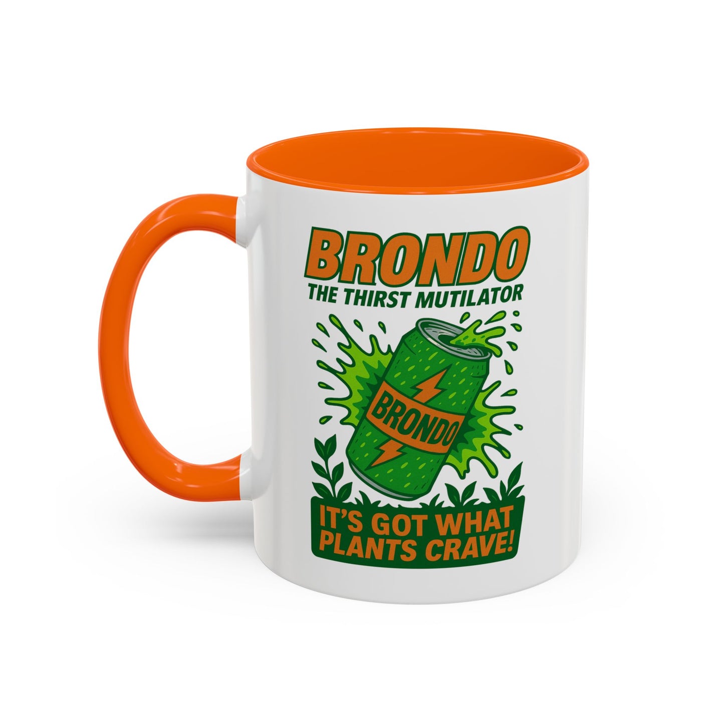 Brondo Accent Coffee Mug - Funny Gift for Coffee Lovers, Unique Office Mug, Gag Gift for Friends, Quirky Kitchenware, Novelty Drinkware