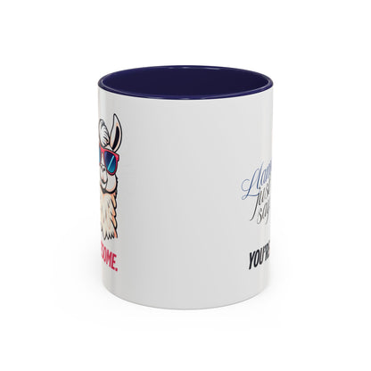 Llama Coffee Mug - Funny Llama Mug, Accent Mug, Gift for Coffee Lovers, Unique Llama Gifts, You're Awesome Mug