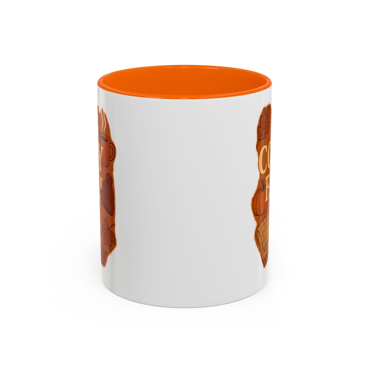 Cozy Fall Accent Coffee Mug | Seasonal Drinkware | Autumn Vibes | Perfect Gift for Fall | Home Decor | Coffee Lover's Companion