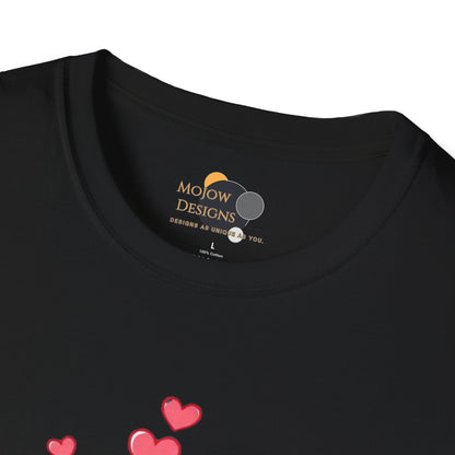 Love You a Latte Unisex T-Shirt, Cute Coffee Shirt, Valentine's Day Gift, Coffee Lover Tee, Fun Graphic Tee