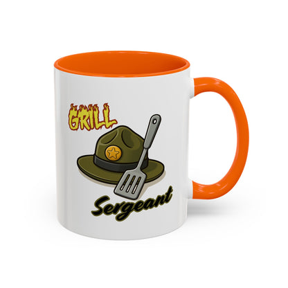 Grill Sergeant Coffee Mug | Funny Cooking Gift | Dad Mug | BBQ Lover Gift | Kitchen Decor | Father's Day Gift
