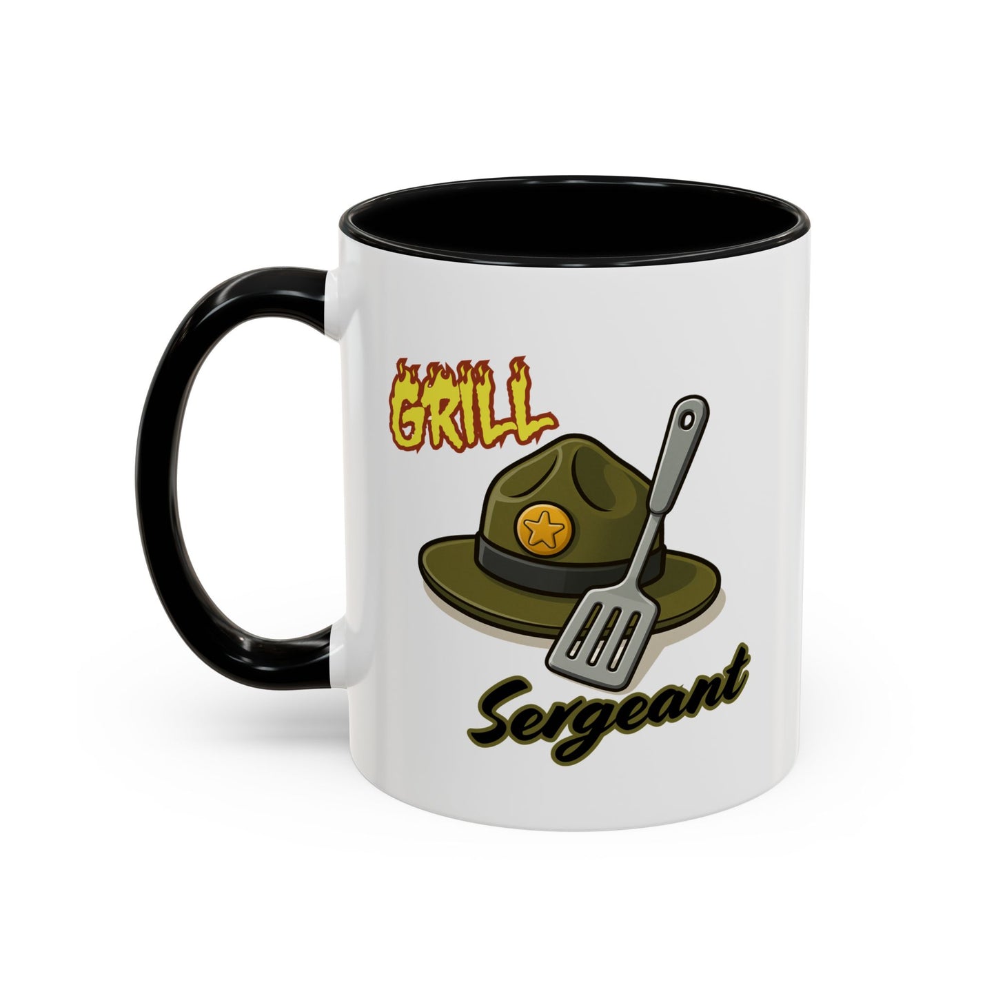 Grill Sergeant Coffee Mug | Funny Cooking Gift | Dad Mug | BBQ Lover Gift | Kitchen Decor | Father's Day Gift