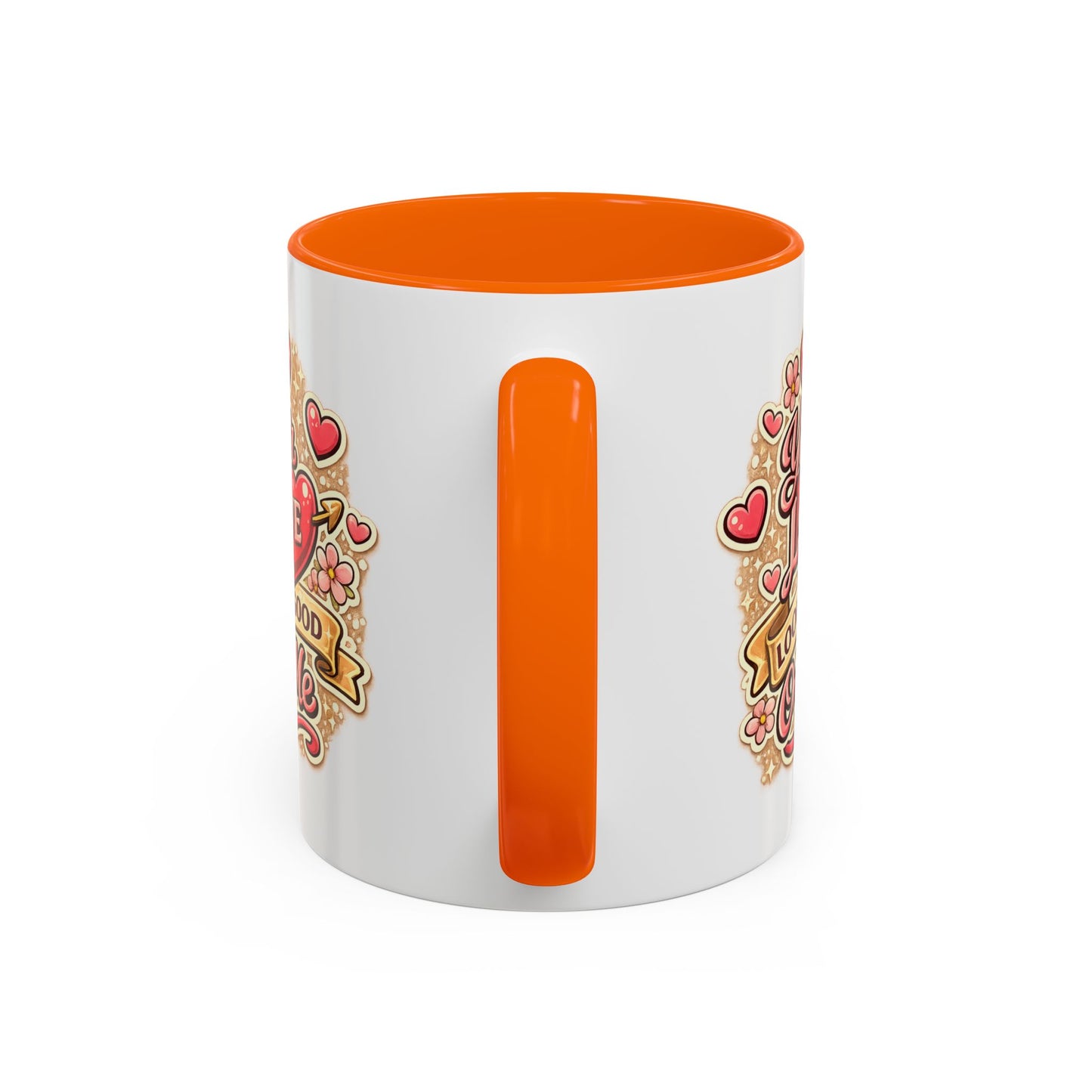 Coffee Mug — "Your Love Looks Good On Me" Valentine Heart Accent Mug