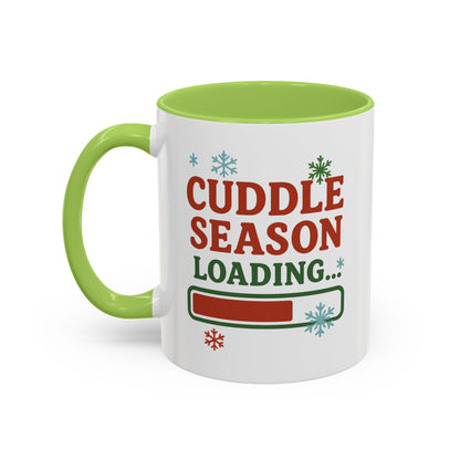 Cuddle Season Loading Coffee Mug — Holiday Hot Cocoa Gift Christmas