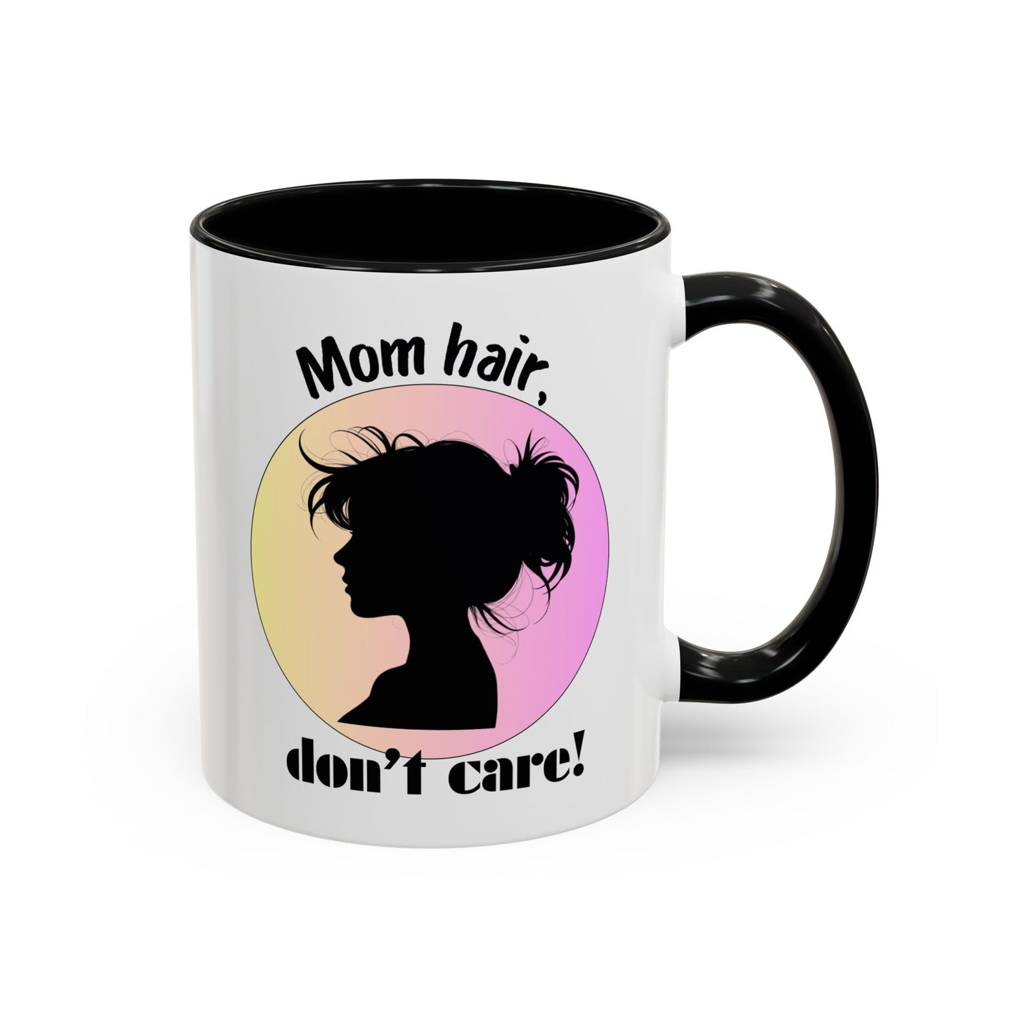 Mom Hair Coffee Mug - Stylish Gift for Moms, Caffeinated Humor Mug, Cute Kitchen Decor, Sweet Gift for Mother's Day, Funny Coffee Cup