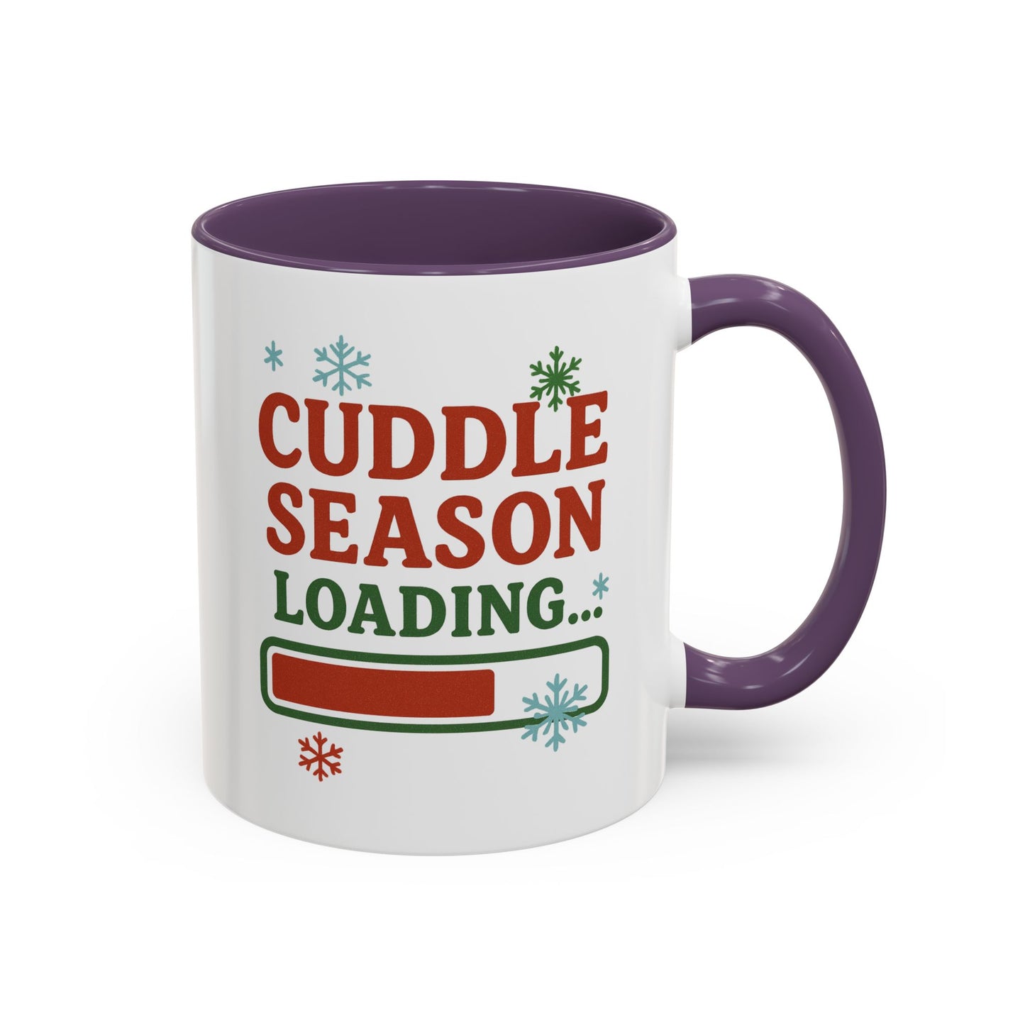 Cuddle Season Loading Coffee Mug — Holiday Hot Cocoa Gift Christmas