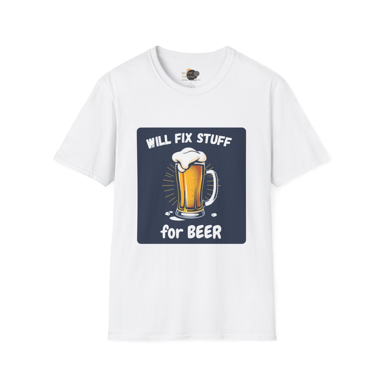 Funny Beer Fix Shirt | Unisex Softstyle Tee for Beer Lovers, Great Gift for Father's Day, Birthdays, Casual Wear, DIY Enthusiasts