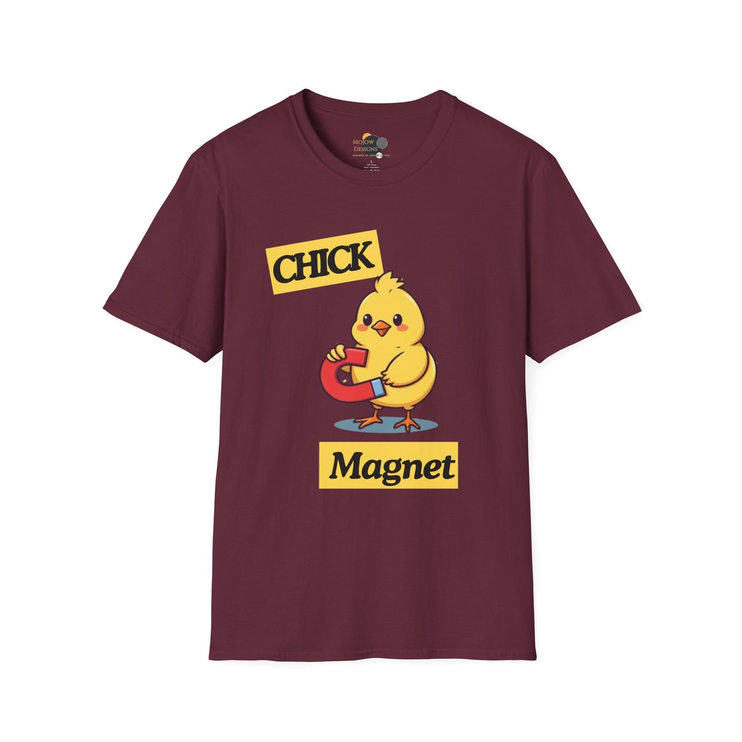 Chick Magnet T-Shirt, Cute Unisex Tee, Funny Gift for Kids or Adults, Spring and Easter Apparel, Softstyle Graphic Shirt