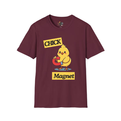 Chick Magnet T-Shirt, Cute Unisex Tee, Funny Gift for Kids or Adults, Spring and Easter Apparel, Softstyle Graphic Shirt