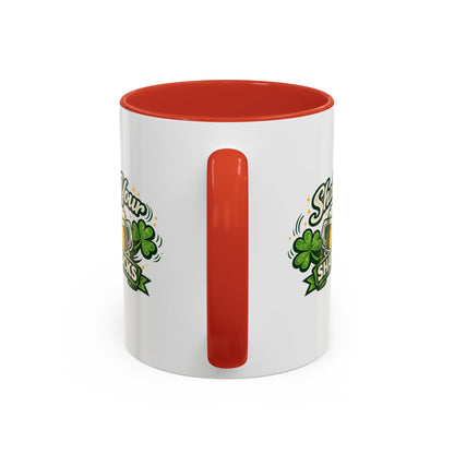 Shake Your Shamrocks Coffee Mug — St. Patrick's Day Beer & Shamrock Accent Mug