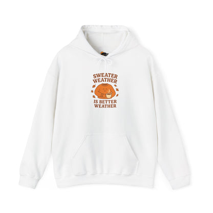 Sweater Weather Hoodie - Cozy Unisex Sweatshirt, Perfect for Fall, Gift for Autumn Lovers, Comfy Casual Wear, Ideal for Relaxing Days