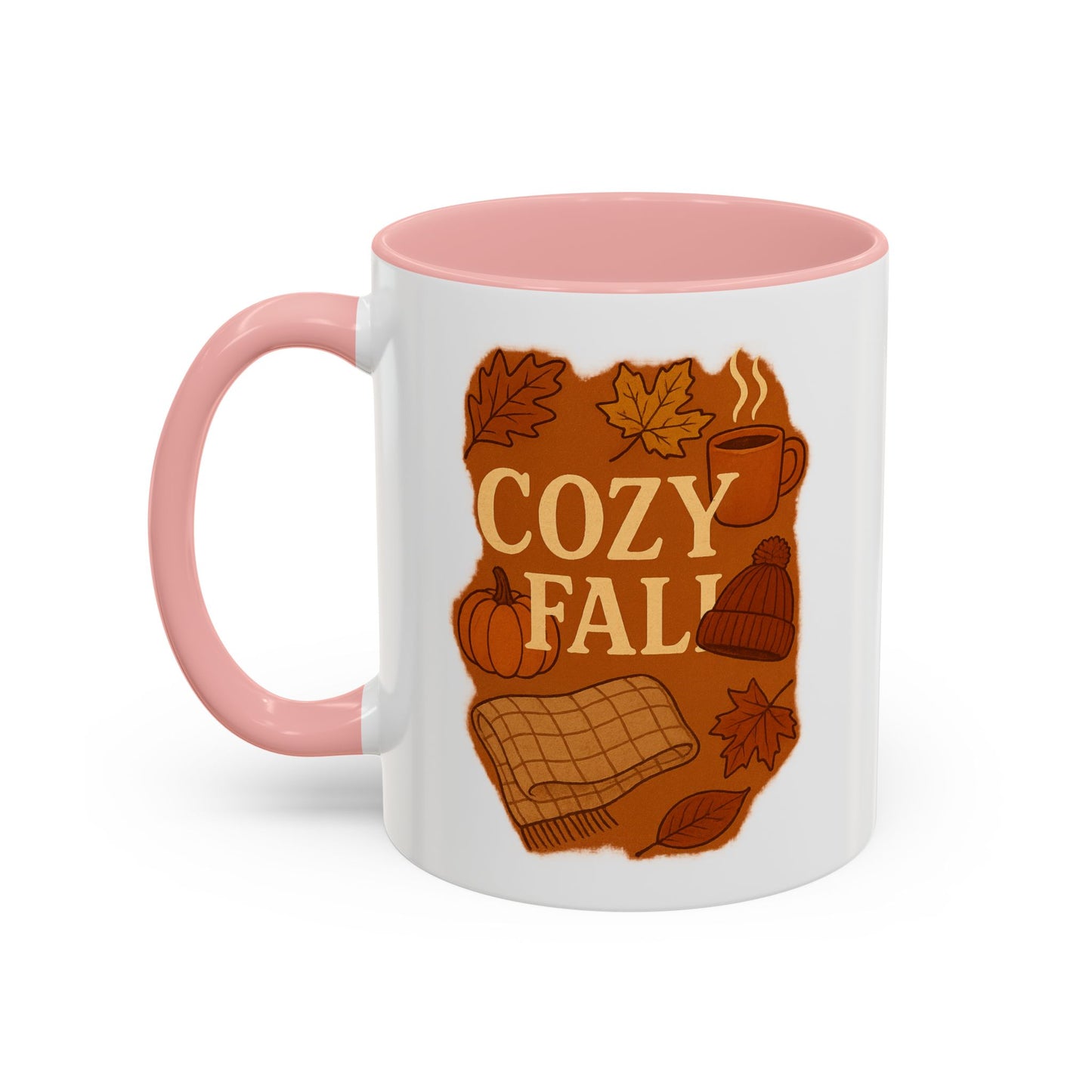 Cozy Fall Accent Coffee Mug | Seasonal Drinkware | Autumn Vibes | Perfect Gift for Fall | Home Decor | Coffee Lover's Companion