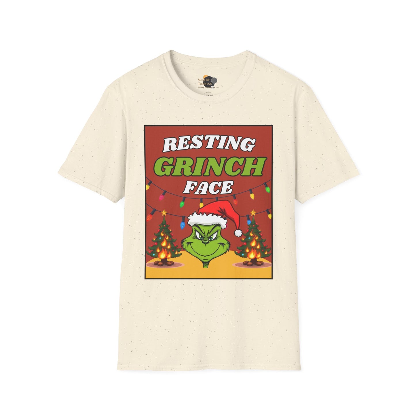 Grinch 'Resting Grinch Face' Christmas T‑Shirt